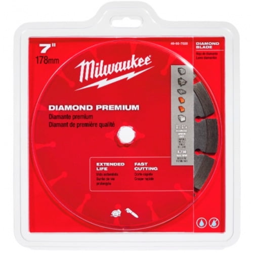 Milwaukee - Disco Diamantado Segmentado 7 Hormigon 49 93 7020