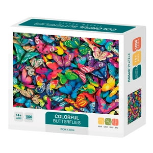 Nobel Gift - Puzzle 1000 Piezas Colores 23X19 Cm Mariposas