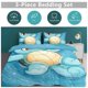 thumbnail image 5 of Squi_rtle Print Bedding Set Pattern Duvet Cove Set3 Pieces Quilt Cover And Pillowcases for Women Men Teens, 5 of 5