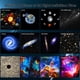thumbnail image 2 of Proyector de estrellas, proyector de galaxias Flevo, con luz nocturna para proyector de planetario, 12 discos de galaxia HD reemplazables 4K, rotación de 360°, temporizador, diseño silencioso para do, 2 of 7
