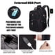 thumbnail image 2 of Mochila de viaje para portátil SHRRADOO Extra Large 52L 17" Negra, 2 of 7