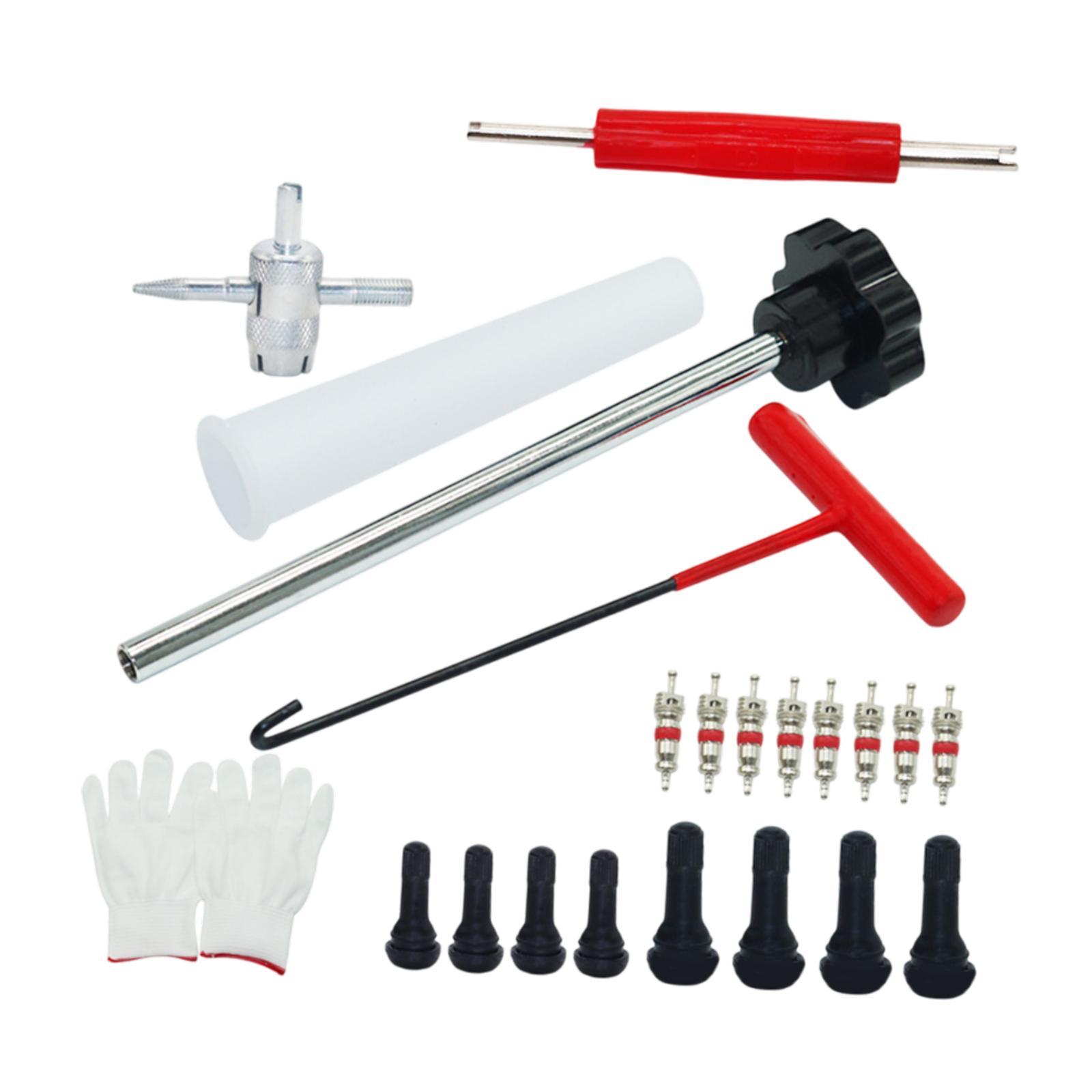 Magideal - Herramienta De Extracción De Vástago De Válvula Genérica Herramienta De Instalación De Extractor De Vástago De Válvula Herramienta De Eliminación De 23 Piezas