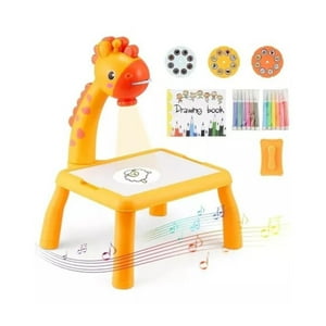 N-Ofertas - Mesa Proyector Led Didáctica De Dibujo Para Niños Amarillo
