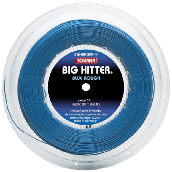 Cuerda de Tenis Tourna Big Hitter Blue Rough Carrete 200m