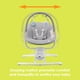 thumbnail image 3 of Silla mecedora portátil Baby Trend Sit N' Sway, gris, 3 of 9