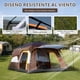 thumbnail image 4 of Carpa Camping Tienda Familiar 5-8 Marrón Personas Lmpermeable 210cm*330cm*180cm, 4 of 9