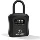 thumbnail image 1 of Caja de seguridad para llaves Iron Lock mediana, negra, con pasador en U, 1 of 9
