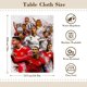 thumbnail image 2 of Cristiano Ronaldo Mantel Cuadrado Temático con Estampado Icónico, se Adapta a la Mayoría de Mesas, y es Fácil de Cuidar, Regalos Perfectos para Fans, Amigos y Familia,137x183cm, 2 of 6