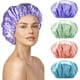 thumbnail image 1 of SMILCO Paquete de 4 Goras de Ducha, Doble Capa Waterprode Reutilizable EVA Goras para Mujeres Cacampanao Protección, 1 of 7
