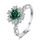 thumbnail image 5 of Anillos de Compromiso de Moissanita de 1 Uds para Mujer Corte Redondo Color D VVS1 Anillos de Diamante de Plata Esterlina Moissanita Aniversario Promesa Anillos de Boda para Mujer con Certificado, 5 of 9