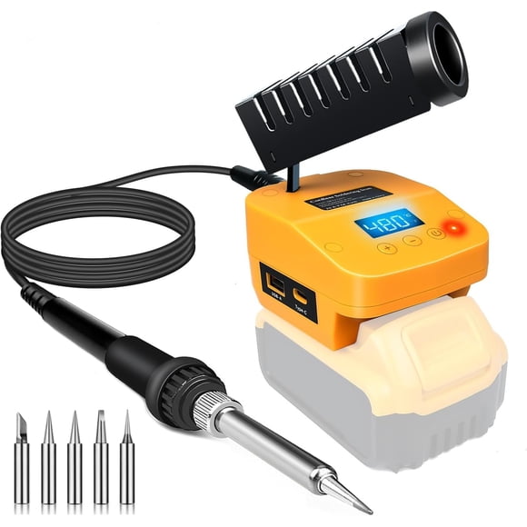 Estación de soldador inalámbrica QSDXNYDC para Dewalt 20V Max