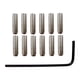 thumbnail image 2 of 12 Tornillos De Puente De Trémolo Para Sillín De Guitarra Para Piezas De Bricolaje De Guitarra ST/TL, 2 of 2