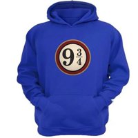 Genérico - Polerón Canguro 9 3/4 Azul Talla Xl Unisex