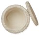 thumbnail image 5 of Otomana de almacenamiento Casafield 17, redonda, encalada, con forma de jacinto, 5 of 7