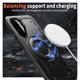 thumbnail image 2 of Para Samsung Galaxy A37 5G Funda con Soporte de Anillo en O Magnético Invisible, Funda de Teléfono a Prueba de Golpes, Negro, para Galaxy A37 5G, 2 of 6
