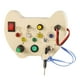 thumbnail image 1 of Tablero Ocupado Con Luz LED Para Aprendizaje Preescolar Avión Viaje Juguete Niños Niñas, 1 of 5