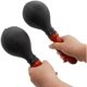thumbnail image 1 of Maracas Ubblove, par de plástico ABS con mango de madera, negro, 1 of 3