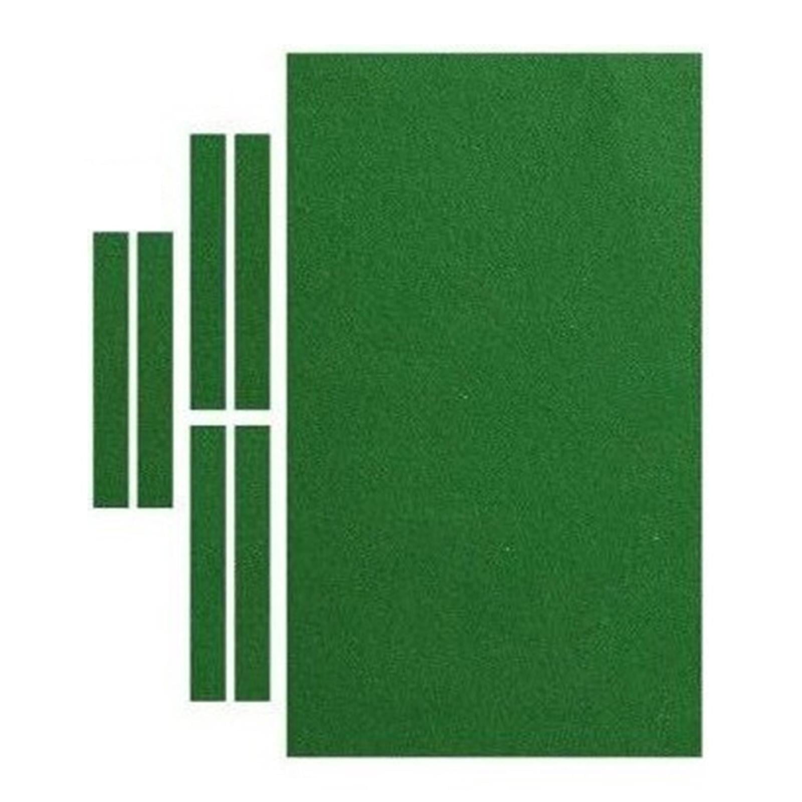 Magideal - Mantel De Billar Con Tiras De Cojín, Mantel De Fieltro Para Piscina Interior Para Bares , 9 Pies 9 Pies Verde