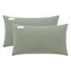 thumbnail image 1 of REGALWOVEN 2 Paquete de Fundas de Almohada de Algodón, Resistente a Arrugas y Duradera con Cierre de Sobre, Verde Unisex Queen, 1 of 5