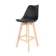 thumbnail image 1 of Pisos Taburete De Bar 75 Cm Crewe Respaldo Negro, 1 of 3