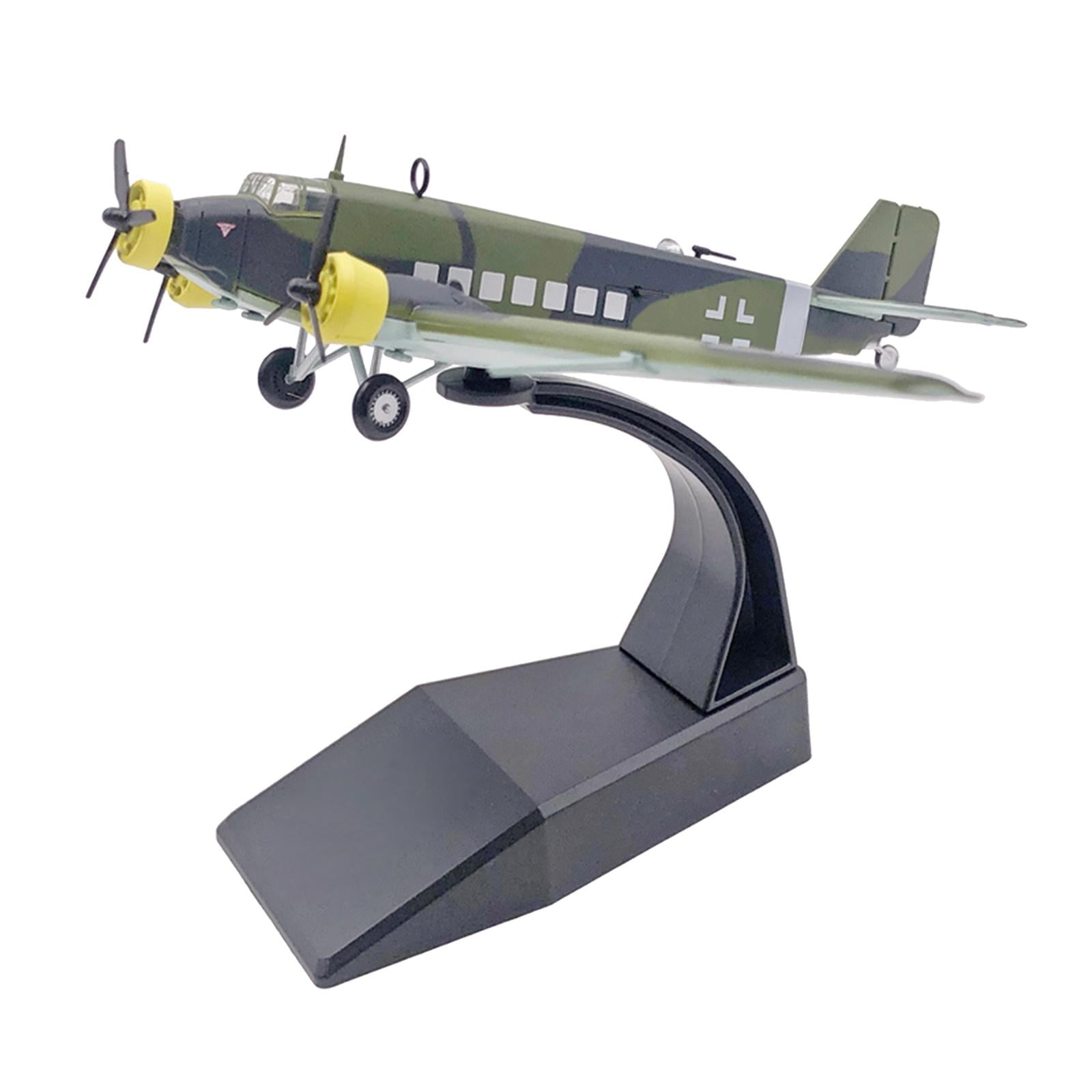 Bothyi - Modelo De Avión Ju-52 Fundido A Presión De Aleación Realista A Escala 1:144 Con Soporte De Regalo