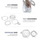 thumbnail image 3 of Tarro de alimentos Bormioli Rocco 500 ml (2 unidades) hermético, 3 of 7