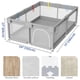 thumbnail image 2 of Corralito Para Bebe Corral De Seguridad 1.2m*1.2m Gris Corralito, 2 of 6