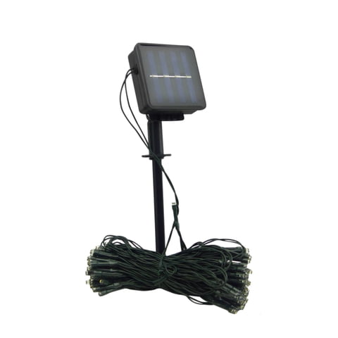 Importclick - Guirnalda Solar 100 Led Efectos Estaca 8 Mts