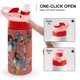 thumbnail image 4 of Mi vida como robot adolescenteBotella de Agua con Tapa Pop Top de Un Toque, Acero Inoxidable, a Prueba de Fugas, para Deportes, Botella Infantil rosa 12 oz, 4 of 6