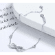 thumbnail image 2 of Pulsera amor infinito plata 925 con corazones, 2 of 3