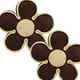thumbnail image 3 of Set De 2 Cojines Diseño Flor Color Café, 3 of 3