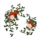 thumbnail image 5 of 2 piezas Boda Arch Flowers Arch Floral Arrance con vegetación de hojas de vegetación Decoración de flores de rosa artificial para la puerta delantera Oro, 5 of 5