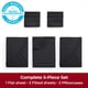 thumbnail image 4 of Juego De Sábanas Extra Deep Split King De 5 Piezas Color Negro Icónico, 4 of 9
