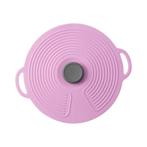 Magideal - Tapas De Silicona, Tapas De Silicona Reutilizables Tapas De Succión Reutilizables Cubiertas De Microondas Cubierta De Almacenamiento De Alimentos Para Violeta 23Cm