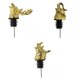 thumbnail image 1 of 3 Piezas De Aleación De Zinc Aireadores De Vino Vertedor Tapón De Vino Botella Vertedor Accesorios De Cocina, 1 of 3