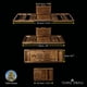 thumbnail image 5 of Bandeja de bañera Temple Spring plegable de madera de acacia, 5 of 9