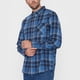 thumbnail image 3 of Camisa Hombre Franela Azul Corona, 3 of 5