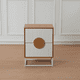thumbnail image 3 of Velador Lumière 2 Cajones moderno madera con blanco, 3 of 6