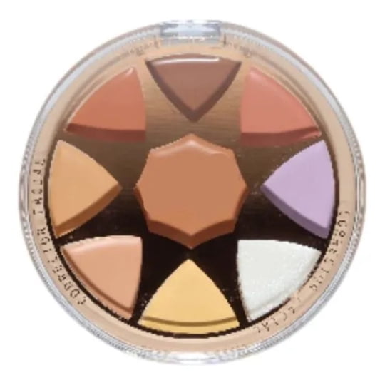 Flower Secret - Set 3 Mini Paletas Correctoras Cremosas 8 Tonos Ojeras Alj