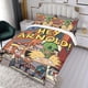 thumbnail image 3 of Hey Arnold Conjunto de sábanas temático, trío de piezas, cómodo y amigable con la piel, diseño único, regalo de decoración para el hogar para familiares, amigos y fans,173cm *218cm, 3 of 6