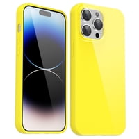 Funda De Silicona Svanove Para Iphone 14 Pro De 6.1 Pulgadas, Color Amarillo