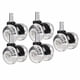 thumbnail image 4 of Ruedas Giratorias Para Silla De Oficina De Servicio Pesado 5 Piezas Giratorias 360 Para Muebles Negro A, 4 of 5