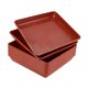 thumbnail image 2 of 10 Uds. Bandejas Para Plantas, Platillos Ligeros Para Plantas Para Interiores, Exteriores, Patio, Balcón, Rojo, 2 of 3