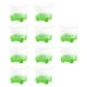 thumbnail image 4 of 10x Macetas Para Vivero Macetas Para Plantas Bonsai Interior Exterior Flor Verde, 4 of 5