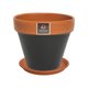 thumbnail image 1 of Maceta Kony 19 cm Terra Pizarra + Plato, 1 of 4