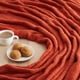 thumbnail image 4 of Manta CYMULA Super Soft Knit Twin Orange 152 x 203 cm, 4 of 6