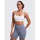 thumbnail image 2 of Top Deportivo CRZ YOGA Sin Aros con Relleno y Diseño Cruzado Blanco Talla S, 2 of 4