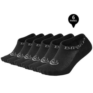 Giovacchino - Pack De 6 Calcetines Invisibles Deportivos Hombre
