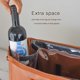thumbnail image 5 of Bolso porta vinos Freshore 46 × 26 × 36 cm Aislado Gris y Marrón, 5 of 9