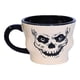 thumbnail image 1 of Taza con forma de calavera Beistle, cerámica vintage para Halloween, 350 ml, para lavavajillas, 1 of 5